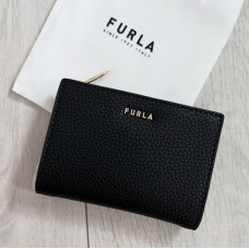 Furla peňaženka malá čierna / zlatá Furla peňaženka malá čierna / zlatá