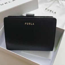 Furla peňaženka malá čierna / zlatá