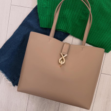 Furla tote shopper taupe