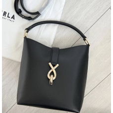 Furla bucket kabelka čierna