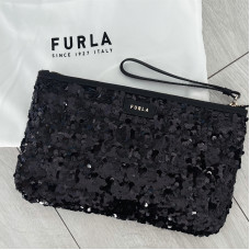 Furla clutch čierna 