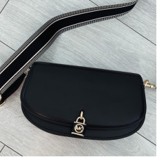 Michael Kors Mila Messenger čierna / zlatá